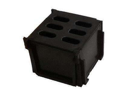 14824 spojka pro plastovy zlab bielbet a15 s plastovou mrizi 130 x 105 mm
