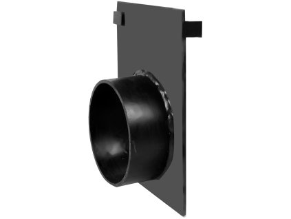 Koncovka pro betonový žlab BIELBET 145 x 200 mm s odtokem DN110