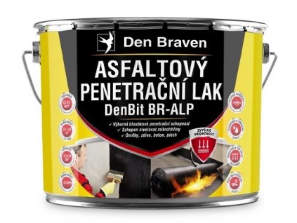 Asfaltový penetrační lak 4,5kg DenBit BR penetral ALP plech