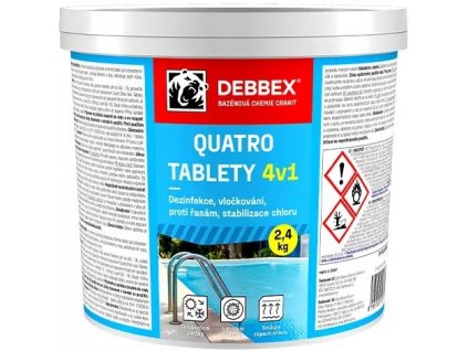 Bazénová chemie Cranit Quatro tablety 2,4kg DenBraven