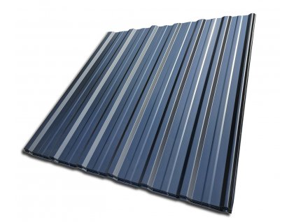 Plechová krytina trapézový plech Blachotrapez T18 Plus 1500 x 1173 x 5 mm - Pladur RAL 9005