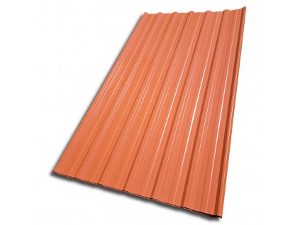 Plechová krytina trapézový plech Blachotrapez T18 Plus 2000 x 1173 x 5 mm - Pladur - RAL 8004