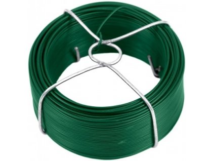 64386 2 vazaci drat zn pvc 60 m zeleny 1 4 mm pilecky