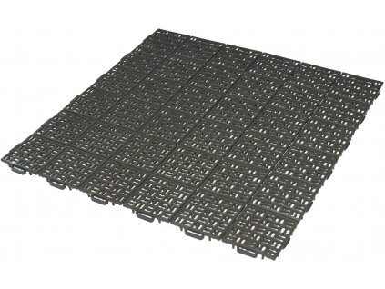 Flexibilní plastová dlažba hnědá 56,3 x 56,3 x 1,3 cm Draining