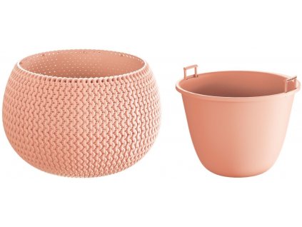 73844 1 kvetinac s vkladem splofy bowl 29 cm broskev