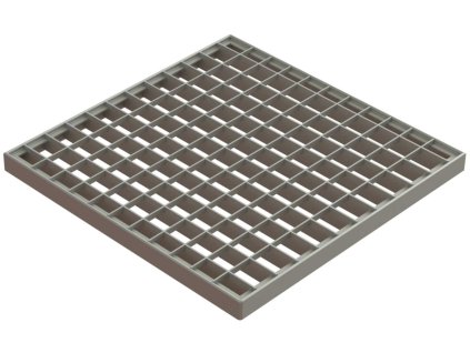 rost pochozi a15 pro revizni sachtu vodaland base pozinkovany 400 x 400 mm sedy