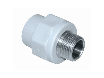 vodovodni prechodka ppr s vnejsim kovovym zavitem