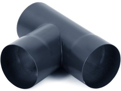 Odbočka pro okapový svod EVROMAT 100/100 mm 72° pozinkovaná lakovaná RAL 7016 antracit