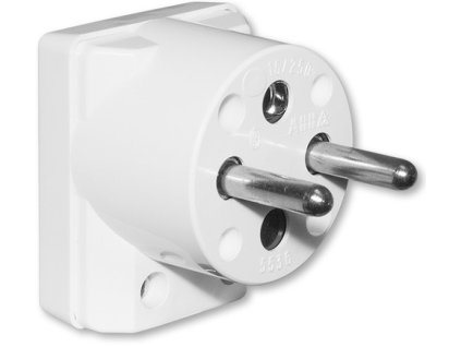 79357 3 vidlice dvojpolova abb s postrannim vyvodem 250v 16a bila