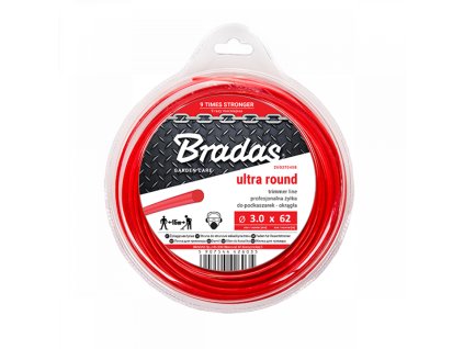 79990 zaci struna bradas ultra 3 x 62 m cervena