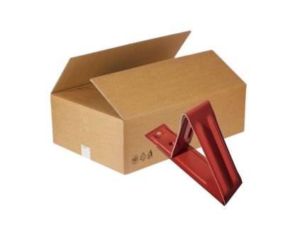 80143 2 protisnehovy hak a11 pro plechove krytiny ral 8012 cervenohneda 100 ks