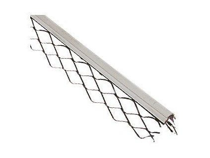 901 rohovy profil pozink s pvc hranou 34x34mm 2 5m