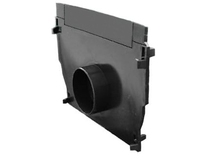 koncovka pro plastovy zlab vodaland base 156 x 120 mm s odtokem dn75