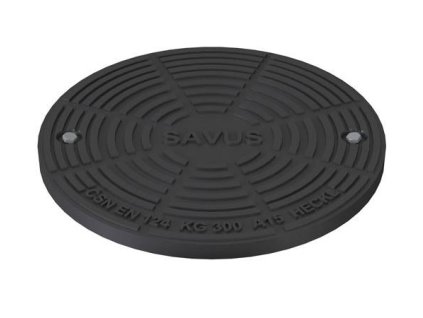 poklop pochozi savus a15 litinovy dn315 cerny