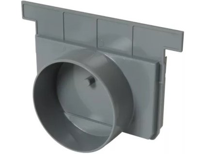 1048 1 koncovka pro plastovy zlab nicoll connecto 208 x 142 mm s odtokem dn110