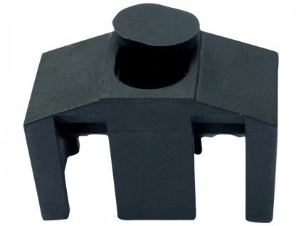 prichytka plotoveho panelu pilofor classic pro sloupek pilofor plastova 60 x 60 mm cerna