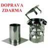 7033 1 kominova hlavice ekon se zakladovou deskou 150 mm nerezova