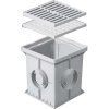 Plastový rošt pochůzný PP k šachtě 400 x 400 Technodrain