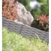 Zahradní palisáda GARDEN BORDER 18,6 cm / 3,9 m hnědý ratan 5 ks