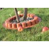 Zahradní palisáda IPAL7 6 cm / 4,05 m terakota 8 ks