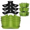39432 7 bylinkove plastove kvetinace coubi herbal grafitovy