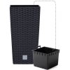 39453 6 plastove kvetinace rato square antracit 26 5 x 26 5 cm