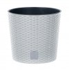 39507 plastove kvetinace rato round bily 40 cm