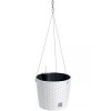 39519 8 plastove zavesne kvetinace rato round w bily 25 6 cm