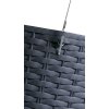 39528 13 plastove zavesne kvetinace rato round w antracit 25 6 cm