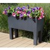 39564 11 plastove samozavlazovaci truhliky rato case high hnedy 60 x 25 cm