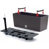 39576 8 plastove samozavlazovaci truhliky rato case high hnedy 80 x 33 cm
