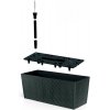 39576 9 plastove samozavlazovaci truhliky rato case high hnedy 80 x 33 cm