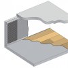 Nopová fólie s tkaninou 2 x 10m LINOP Mesh 600g