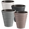 40215 9 plastovy kvetinac sand 29 5 cm bily