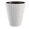 40227 4 plastovy kvetinac sandy 29 7 cm bily