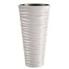 40239 4 plastovy kvetinac sand slim 29 6 cm bily