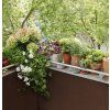 Stínící clona na balkon ratanová 2 x 5 m tmavá hnědá RattanArt