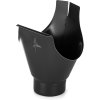 Kotlík pro okap EVROMAT 250 mm 80 mm pozinkovaný lakovaný RAL 9005 černý