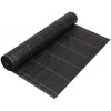 56367 tkana folie cerna s pruhy 1 25 x 10 m zahradni folie 100g m2