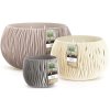 69839 7 plastovy kvetinac sandy bowl 18 cm antracit