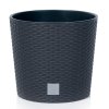 70196 plastove kvetinace rato round antracit 30 cm