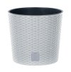 70202 plastove kvetinace rato round bily 30 cm