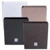 70844 9 plastove kvetinace rato low antracit 26 2 x 26 2 cm