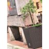 70847 8 plastove kvetinace rato low antracit 32 x 32 cm