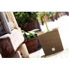 70859 7 plastove kvetinace rato low hnedy 26 2 x 26 2 cm
