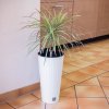 70886 8 plastove kvetinace rato tubus bily 30 cm