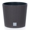 70904 plastove kvetinace rato round hnedy 20 cm