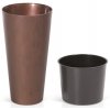 71531 4 plastovy kvetinac tubus slim corten 20 cm