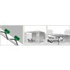 Stínící tkanina PRODOMOS 230 g/m² síť 100% antracit 1,25 x 25 m