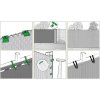 Stínící tkanina PRODOMOS 230 g/m² síť 100% antracit 2 x 10 m